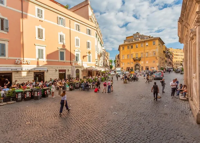 Apartament Trastevere San Calisto 3 Bdr Rzym